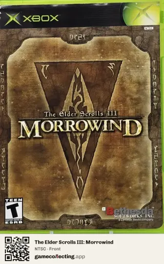 The Elder Scrolls III: Morrowind Xbox, NTSC box front
