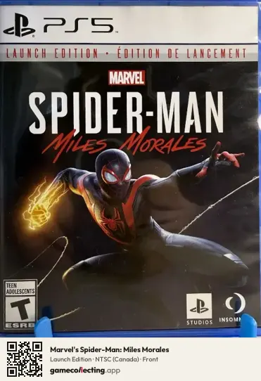 Marvel's Spider-Man: Miles Morales PlayStation 5, Canada box front
