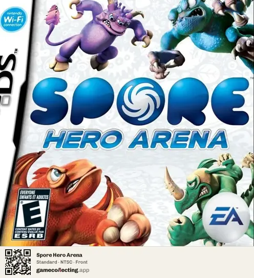 Spore Hero Arena Nintendo DS, NTSC box front