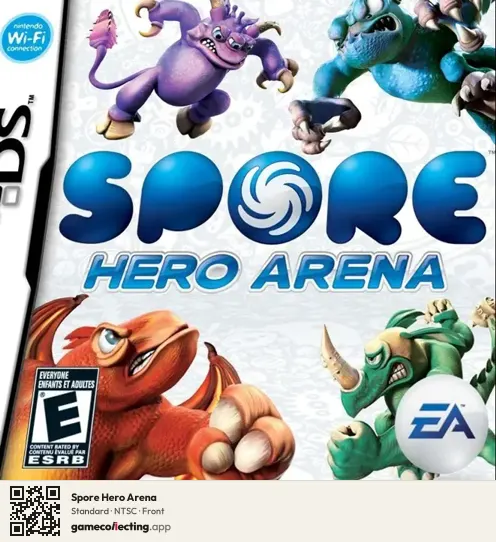 Spore Hero Arena Nintendo DS, NTSC box front
