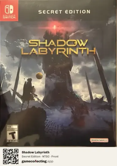 Shadow Labyrinth Nintendo Switch, NTSC box front