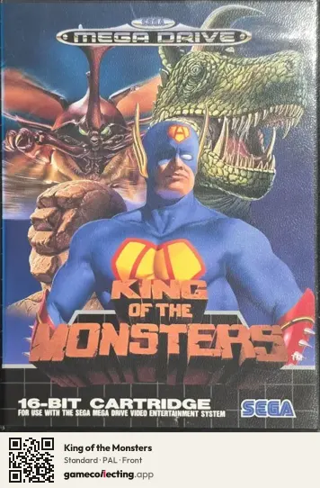 King of the Monsters Sega Mega Drive / Genesis, PAL box front
