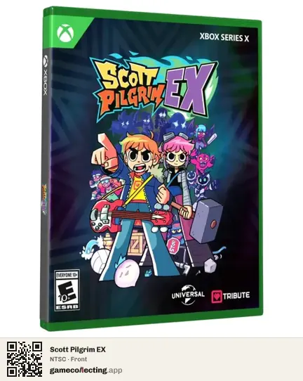 Scott Pilgrim EX Xbox Series X, NTSC box front