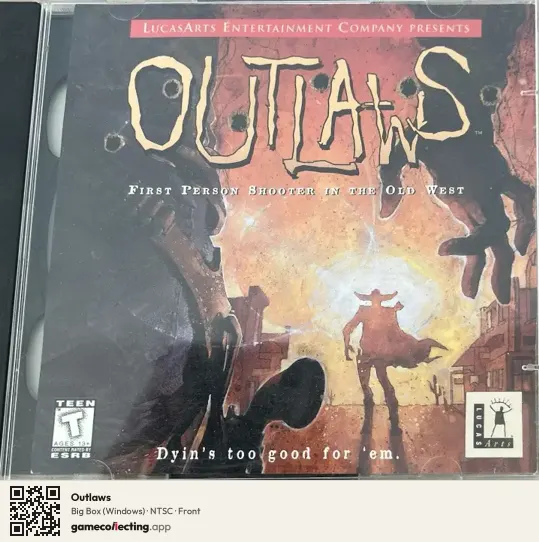 Outlaws Computer, NTSC box front