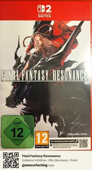 Final Fantasy Resonance Nintendo Switch 2, Germany box front