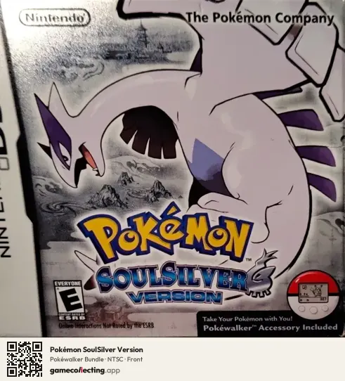 Pokémon SoulSilver Version Nintendo DS, NTSC box front