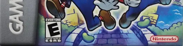 Mario & Luigi: Superstar Saga, the ESRB box on its front