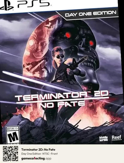 Terminator 2D: No Fate PlayStation 5, NTSC box front