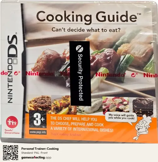 Personal Trainer: Cooking Nintendo DS, PAL box front
