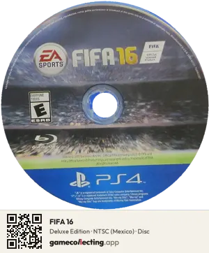 FIFA 16 PlayStation 4, NTSC disc