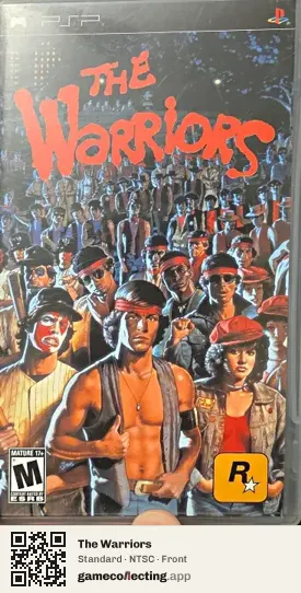 The Warriors PlayStation Portable, NTSC box front
