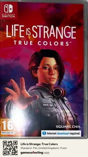 Life is Strange: True Colors Nintendo Switch, United Kingdom box front
