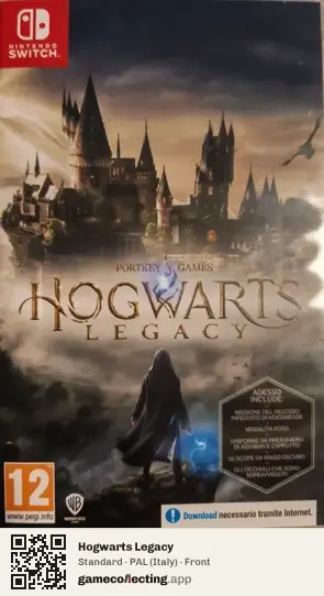 Hogwarts Legacy Nintendo Switch, Italy box front