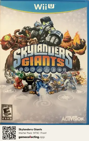 Skylanders: Giants Nintendo Wii U, NTSC box front