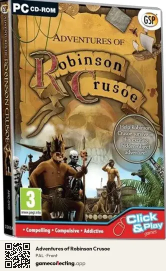 Adventures of Robinson Crusoe Computer, PAL box front