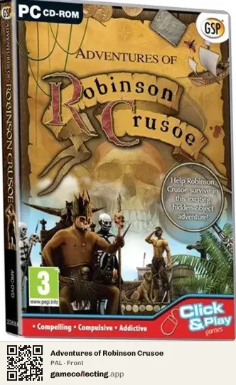 Adventures of Robinson Crusoe Computer, PAL box front