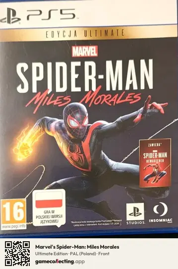 Marvel's Spider-Man: Miles Morales PlayStation 5, Poland box front