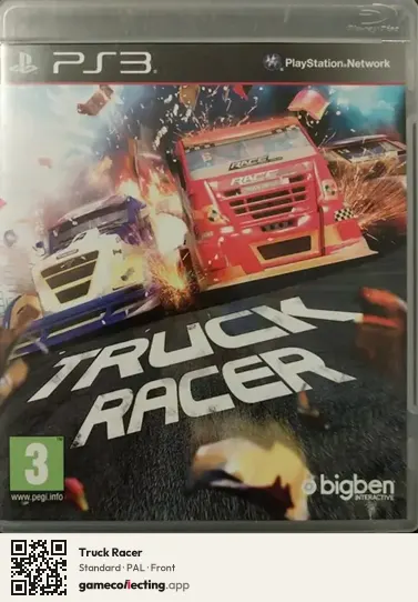 Truck Racer PlayStation 3, PAL box front