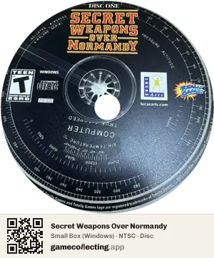 Secret Weapons Over Normandy Computer, NTSC disc