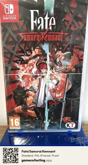 Fate/Samurai Remnant Nintendo Switch, France box front