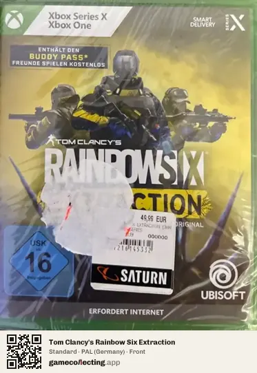 Tom Clancy's Rainbow Six Extraction Xbox One, Germany box front