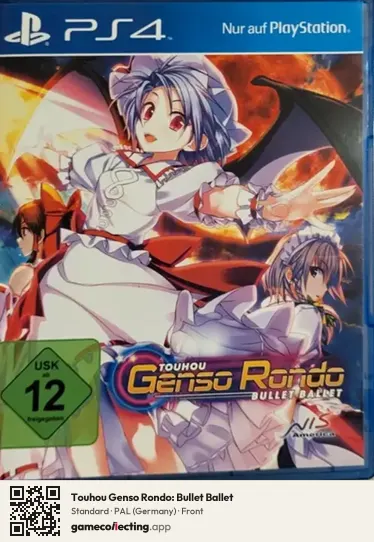 Touhou Genso Rondo: Bullet Ballet PlayStation 4, Germany box front