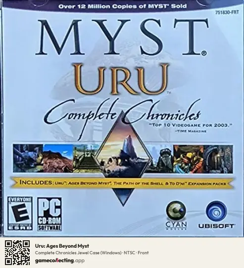 Uru: Ages Beyond Myst Computer, NTSC box front