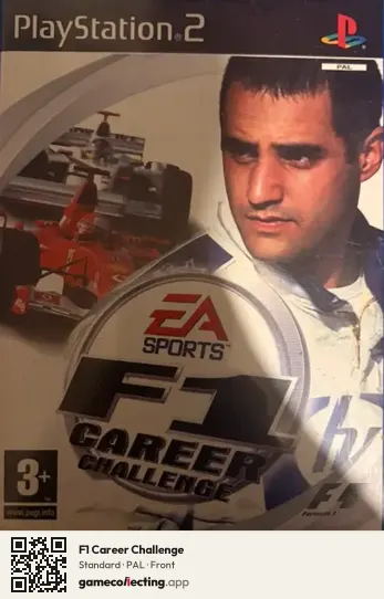 F1 Career Challenge PlayStation 2, PAL box front