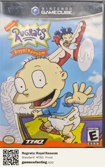 Rugrats: Royal Ransom Nintendo GameCube, NTSC box front