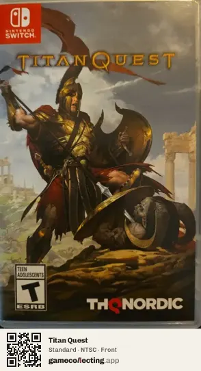 Titan Quest Nintendo Switch, NTSC box front