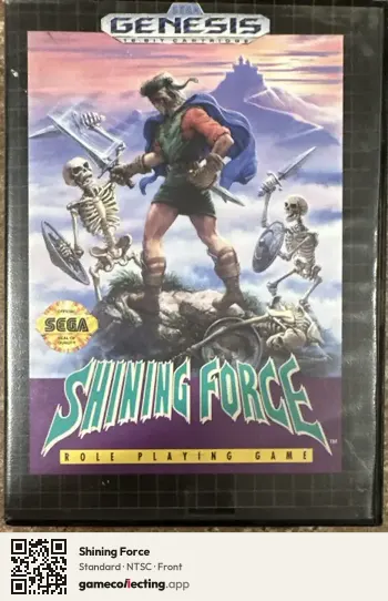 Shining Force Sega Mega Drive / Genesis, NTSC box front