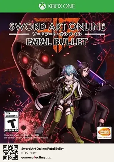 Sword Art Online: Fatal Bullet Xbox One, NTSC box front
