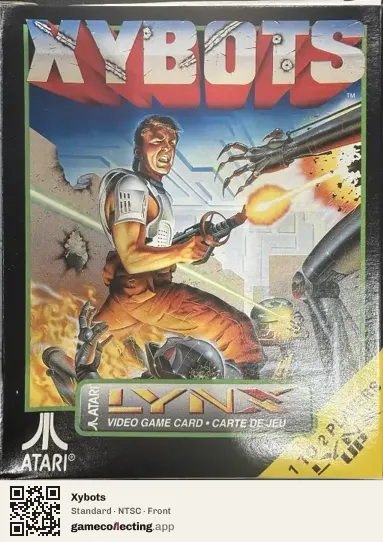 Xybots Atari Lynx, NTSC box front