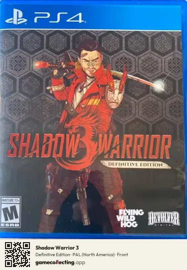 Shadow Warrior 3 PlayStation 4, North America box front