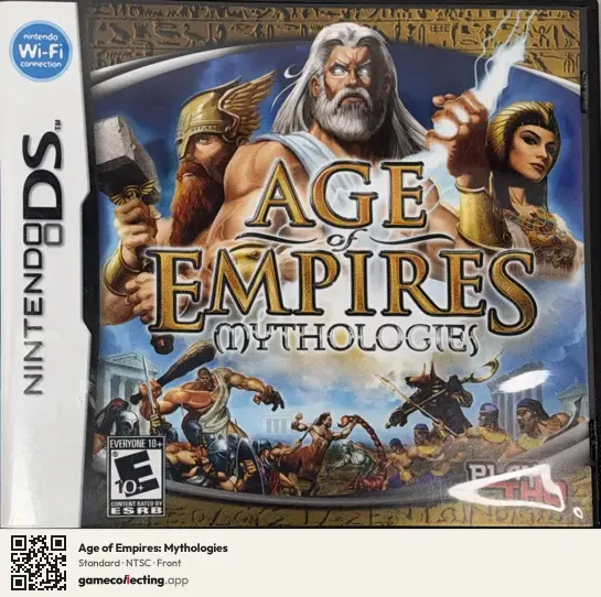 Age of Empires: Mythologies Nintendo DS, NTSC box front