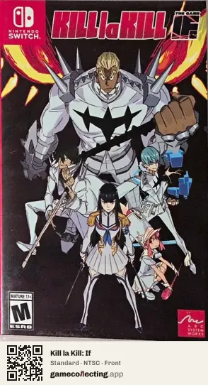Kill la Kill: If Nintendo Switch, NTSC box front