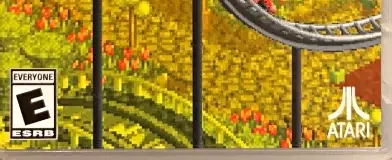 RollerCoaster Tycoon Classic, the ESRB box on its front