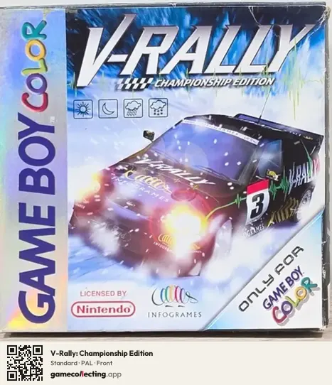 V-Rally: Championship Edition Game Boy Color, PAL box front