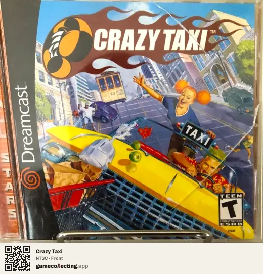 Crazy Taxi Sega Dreamcast, NTSC box front