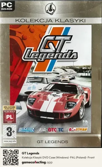 GT Legends Computer, Poland box front