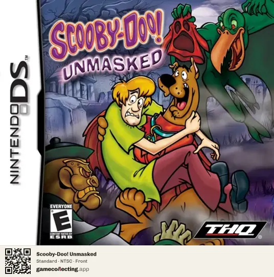 Scooby-Doo! Unmasked Nintendo DS, NTSC box front