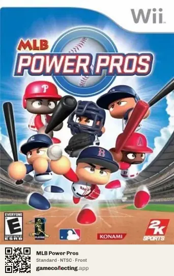 MLB Power Pros Nintendo Wii, NTSC box front