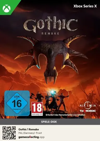 Gothic 1 Remake Xbox Series X, Germany box front