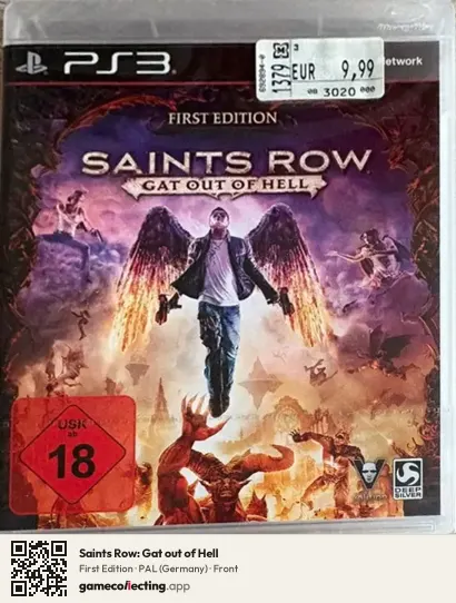 Saints Row: Gat out of Hell PlayStation 3, Germany box front