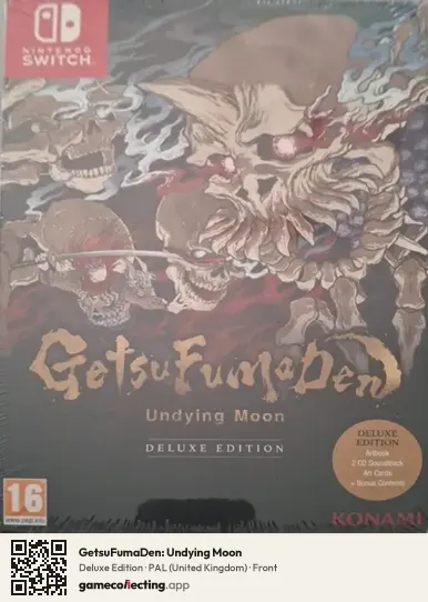 GetsuFumaDen: Undying Moon Nintendo Switch, United Kingdom box front