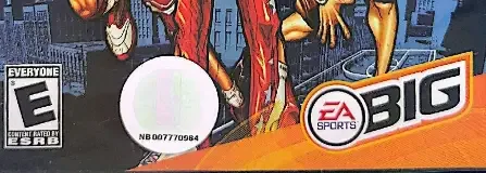 NBA Street Vol. 2, the ESRB box on its front