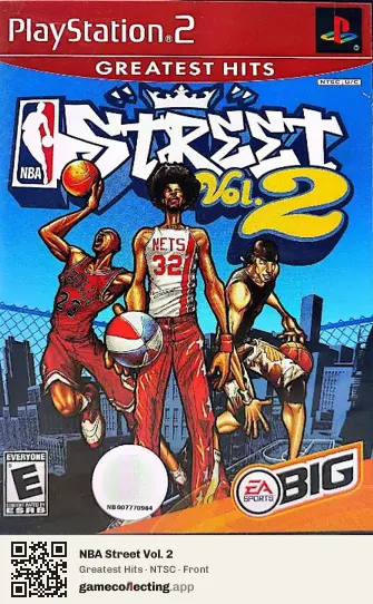 NBA Street Vol. 2 PlayStation 2, NTSC box front