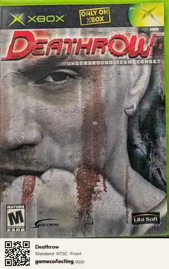 Deathrow Xbox, NTSC box front