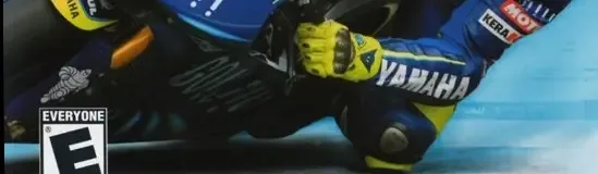 MotoGP 3, the ESRB box on its front