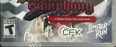 Koumajou Remilia: Scarlet Symphony, the ESRB box on its front